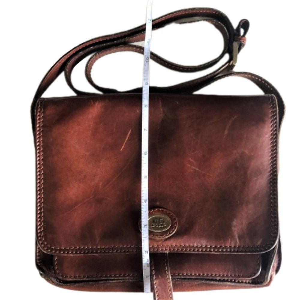 Vintage The Bridge leather classic satchet, cross body messenger bag purse - Picture 13 of 16